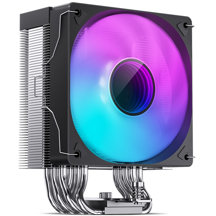 Кулер для процессора CPU Cooler JONSBO CR-1000 V3 PRO ARGB (230W, 4-pin PWM, 157mm, Al/Cu, 6x6mm, ARGB, 1x120mm, 70.8CFM, 33.2dBA, 1800RPM, S: 1851/1700/1200/115X, AM4/AM5 Black)