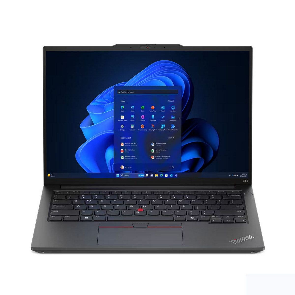 Ноутбук Lenovo ThinkPad E14 Gen 6/14"/IPS/Intel Core Ultra 7 155H/16Gb/512Gb SSD/Intel Graphics/NoOS/черный/1.42kg