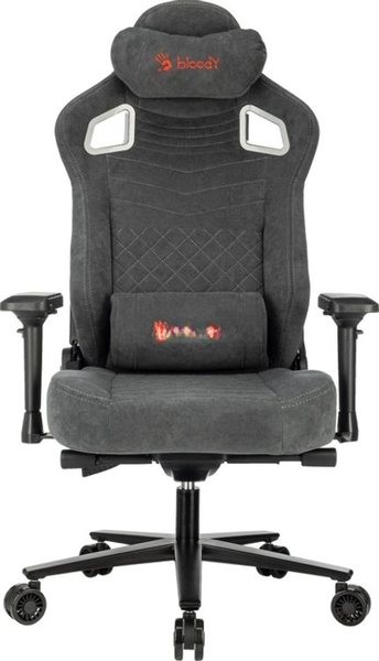Кресло A4Tech Bloody GC-660 серый, ткань