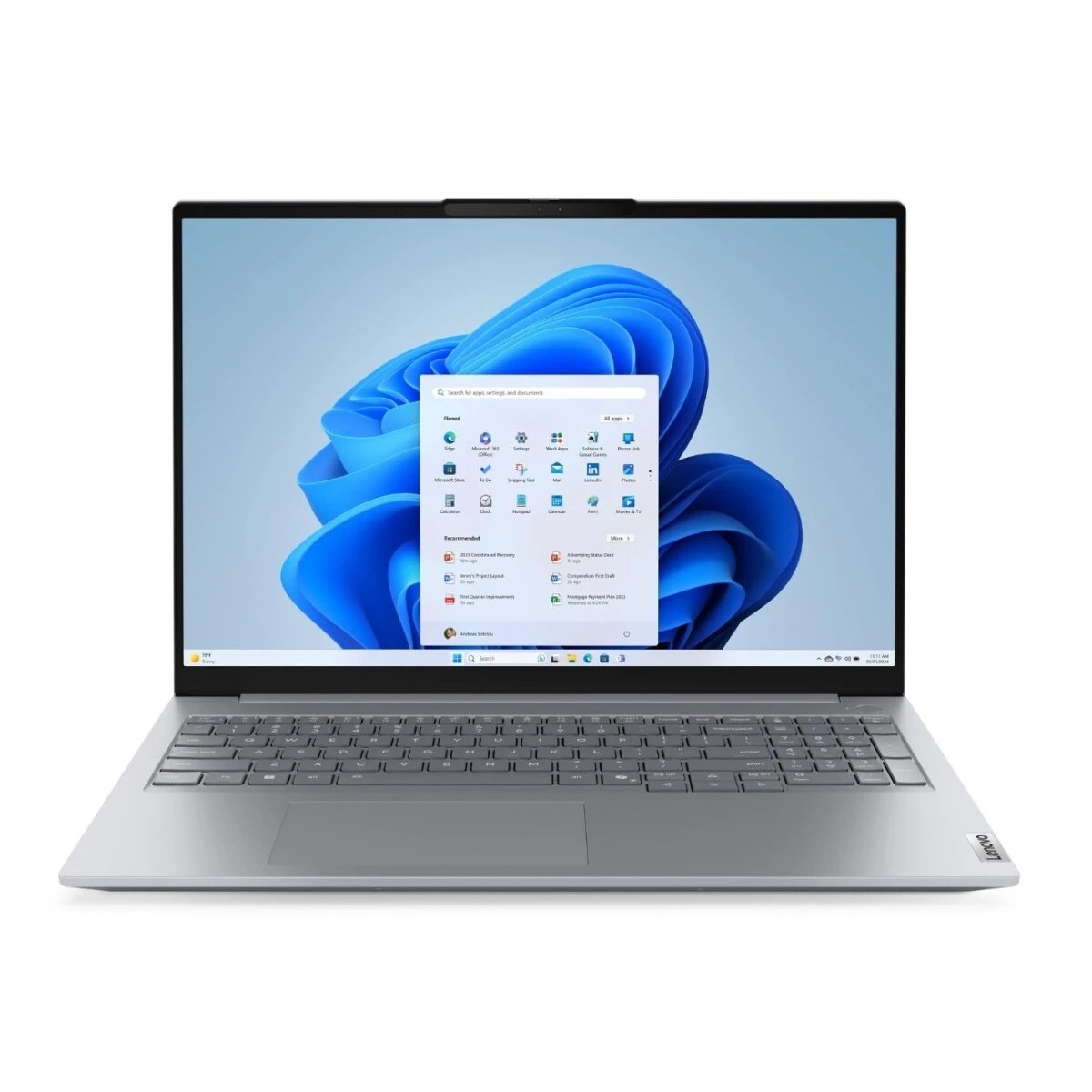 Ноутбук Lenovo ThinkBook 16 G8 IAL/16"/IPS/Intel Core Ultra 7 255H/16Gb/512Gb SSD/no OS/серый/1.7kg