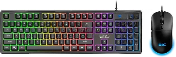 Комплект клавиатура+мышь Genius Scorpion KM-GX6 проводной, USB, 3200 DPI, черный
