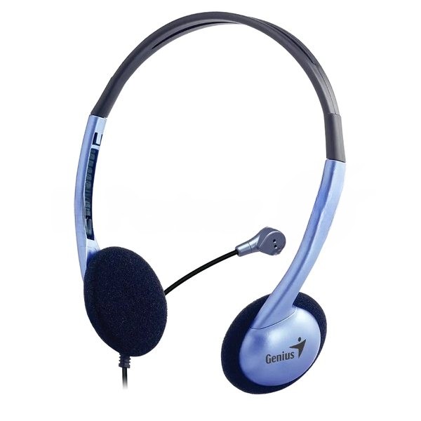 Гарнитура Genius HS-02B фиолетовый, проводная, 3.5 мм
