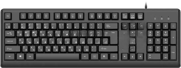 Клавиатура Acer OKW501 проводная, USB Type-A, чёрный
