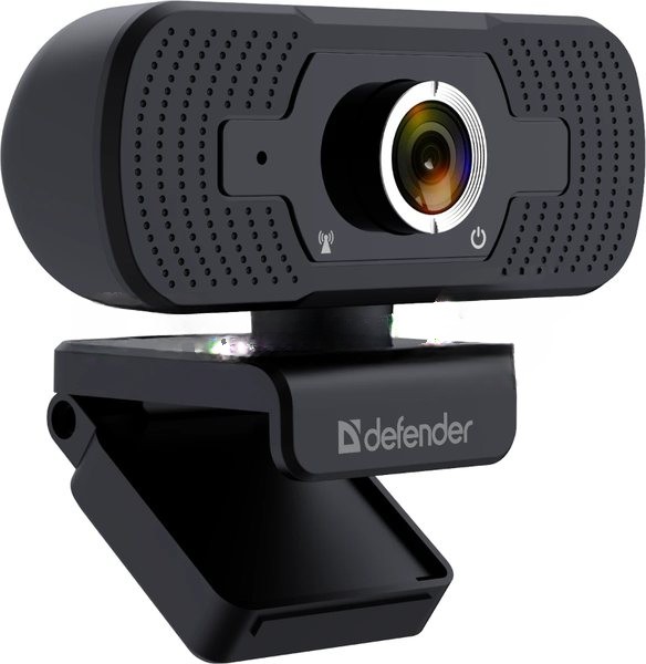 Веб-камера Defender G-lens 2591 2560x1440, 30 кадр/с, USB, микрофон, крепление на мониторе