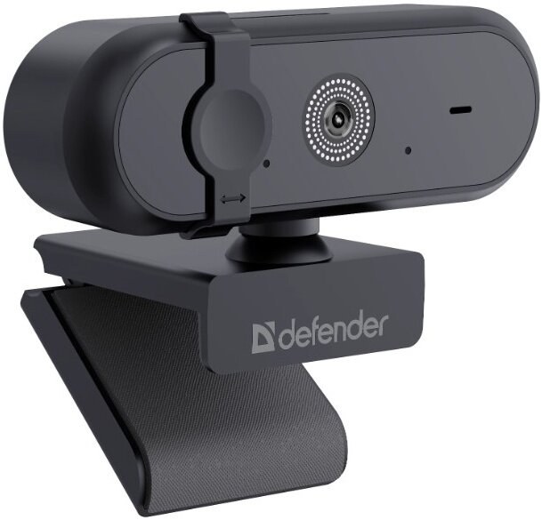 Веб-камера Defender G-lens 2788 UHD 3840x2160, 30 кадр/с, USB, шторка приватности, крепление на мониторе