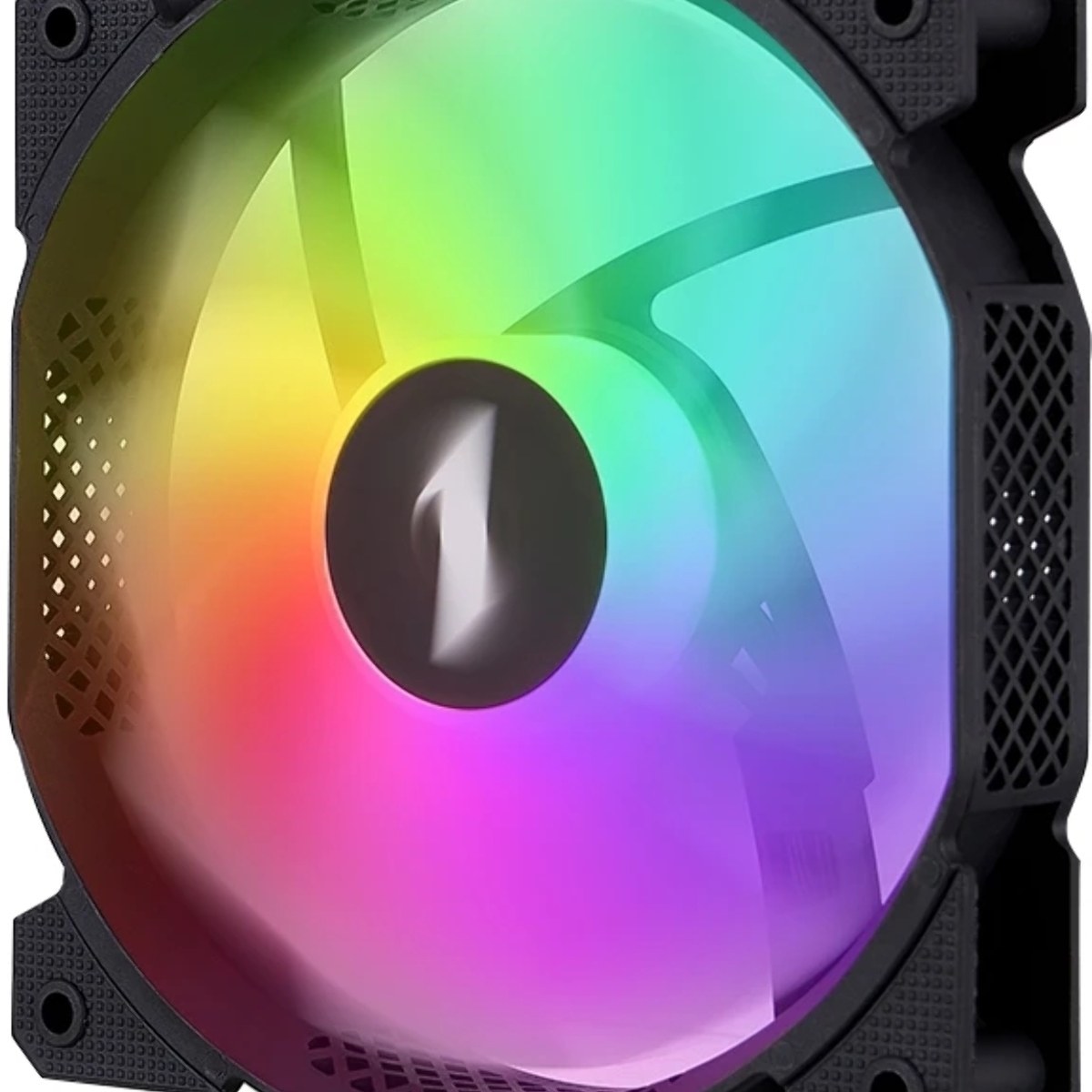 Вентилятор для корпуса 1STPLAYER F7R Black F7R-BK 120mm, 600-1800rpm, 56.34CFM, 36.99dBa, BULK