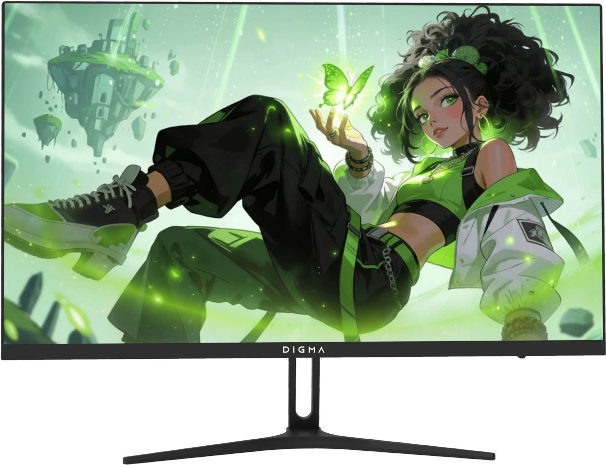 Монитор 23.8" Digma Overdrive 24P411F черный IPS LED 1ms 16:9 HDMI M/M матовая 250cd 178гр/178гр 1920x1080 180Hz G-Sync FreeSync DP FHD 2.8кг