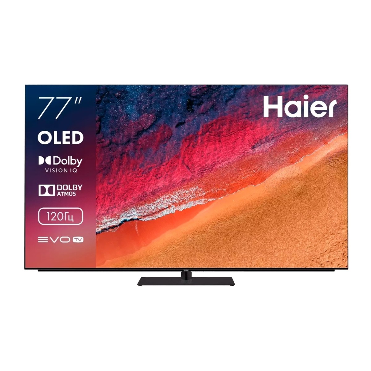 Телевизор Haier 77" DC0017M00RU S9 Pro черный OLED UHD 4K 120Hz Smart TV Android TV 3GB/32GB