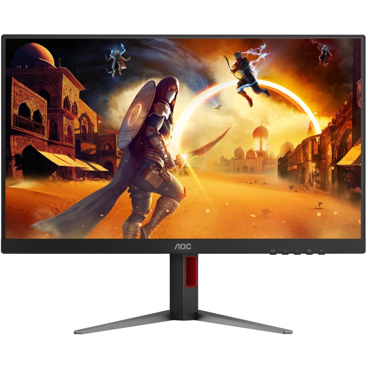 Монитор 27" AOC 27G4HA, 16:9, IPS, FHD, 1ms, 300cd, 200Hz, HDMI, DP, SPK, HAS