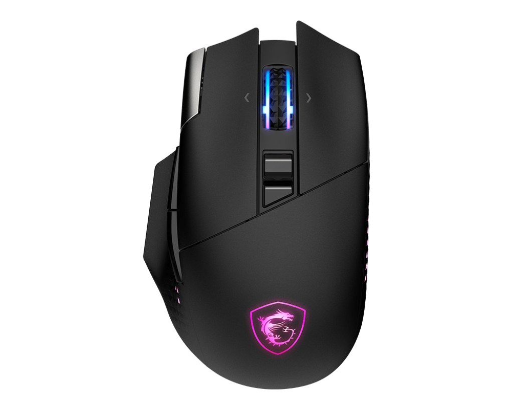 Мышь MSI VERSA PRO W черный оптическая 26000dpi беспров. BT/Radio USB (S12-4301340-CLA)