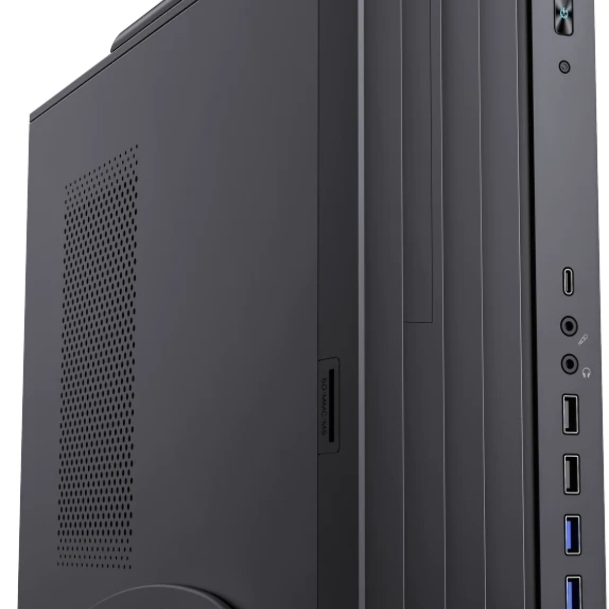 Корпус Foxline FL-418-SFX400-U32C, Slim-Desktop, чёрный