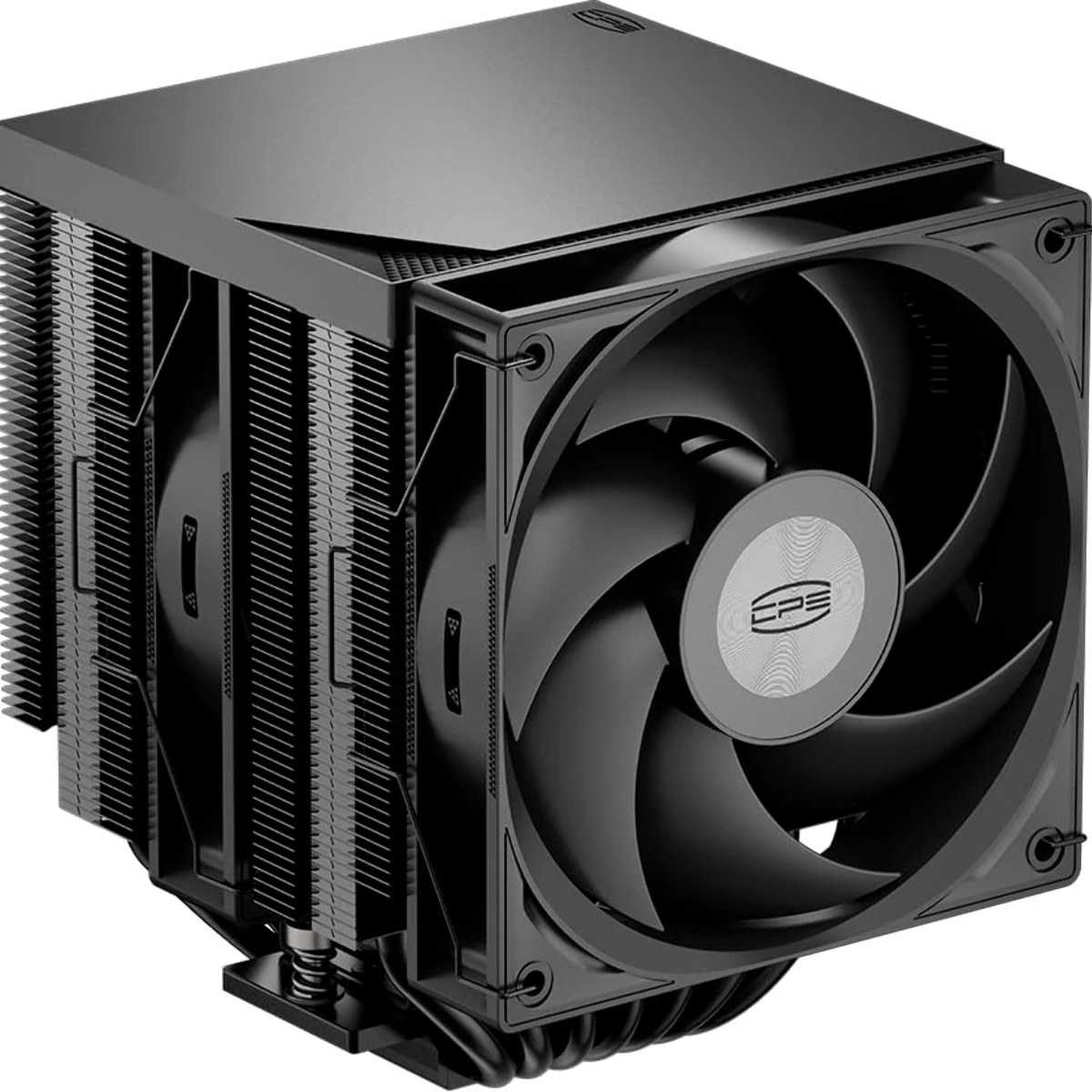 Кулер для процессора PCCooler RT720 TC BK (270W, 4-pin PWM, 157.5mm, Al/Cu, 7x6mm, 2x120mm, 73.32CFM, 34.9dBA, 2200RPM, S: 1851/1700/1200/115X, AM5/AM4, black)