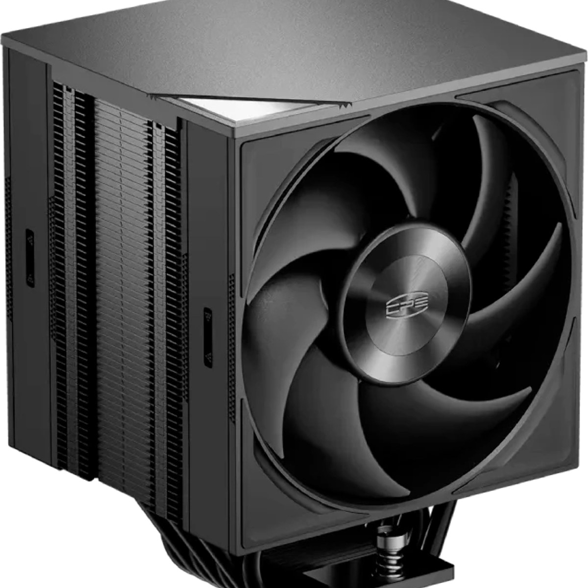 Кулер для процессора PCCooler RZ700D BK (270W, 4-pin PWM, 159.5mm, Al/Cu, 7x6mm, 2x120mm, 79.8CFM, 35.9dBA, 2400RPM, S: 1851/1700/1200/115X, AM5/AM4, black)