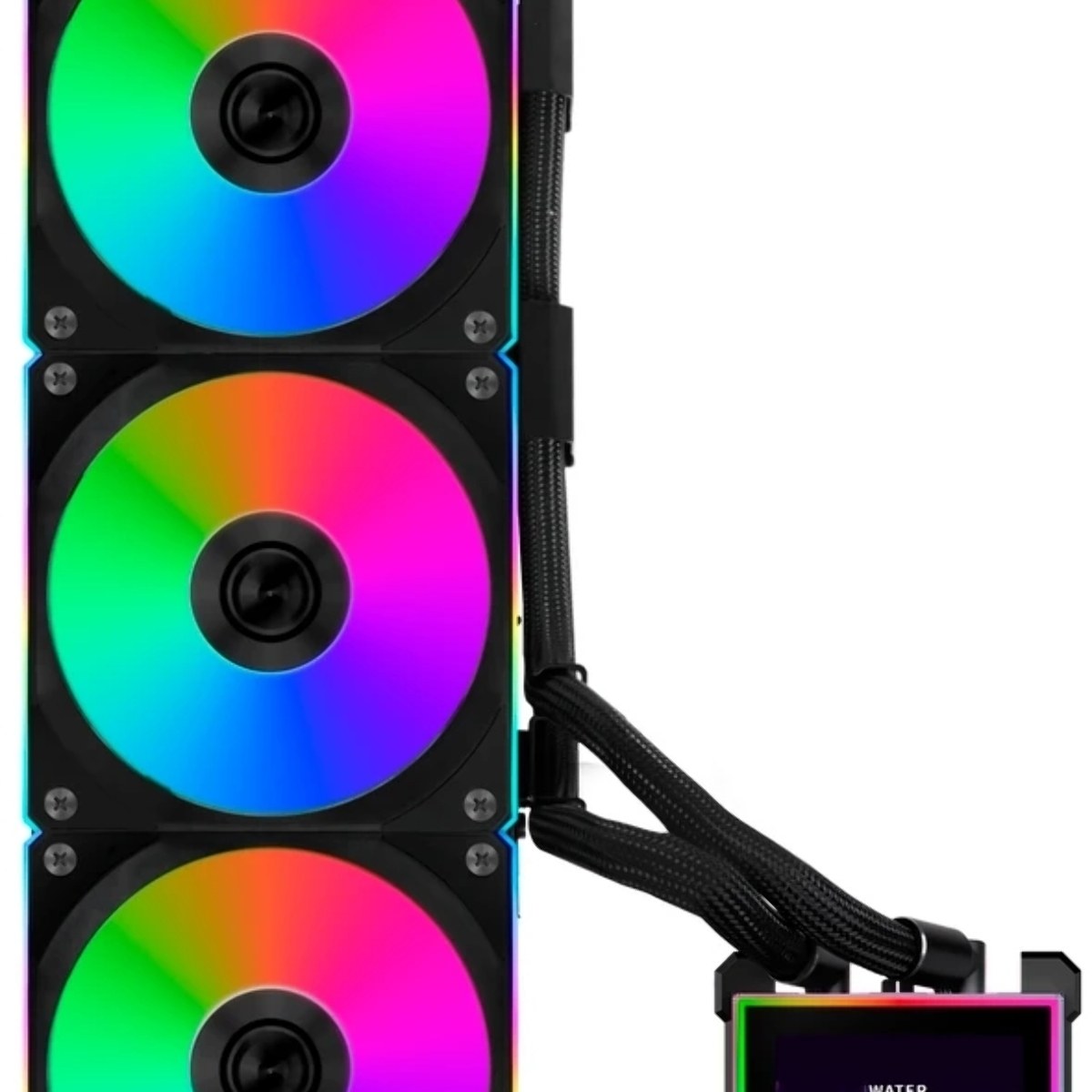 Система водяного охлаждения Lian-Li HydroShift II LCD-S 360CL ARGB Soc-AM5/AM4/1700/1851 черный 4-pin 30dB Al+Cu LCD Ret (G89.GHS2LCDS36CB.R0)
