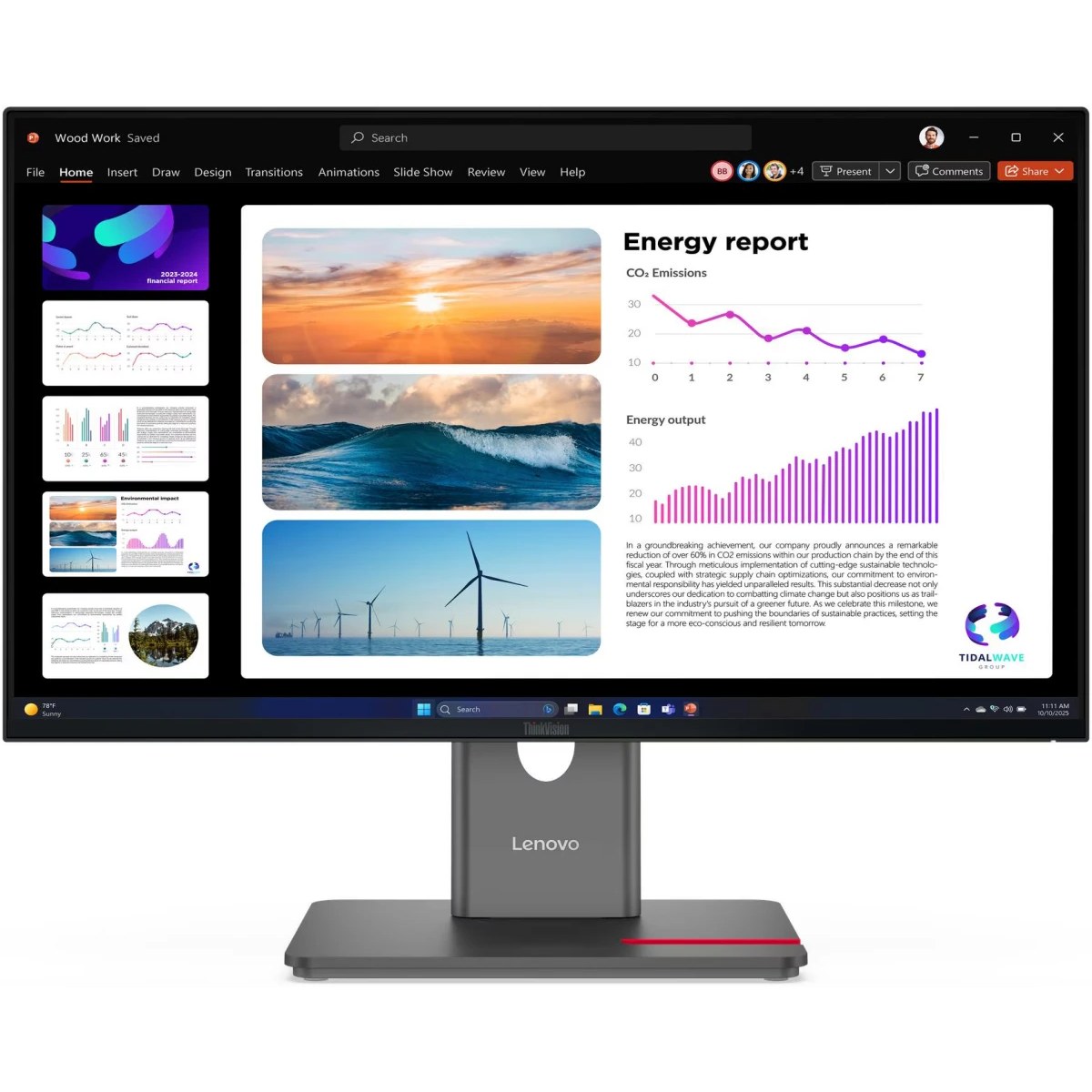 Монитор Lenovo ThinkVision P24Q-40 23.8“ 16:9 QHD (2560x1440) IPS, 120Hz, 300N, 1xHDMI 2.1 TMDS, 1xDP 1.4 (HBR2), 1xDP 1.4 Out, 1xUSB-B (USB 5Gbps), 3xUSB-A (USB 5Gbps), 1xUSB-C (USB 5Gbps, 15W PD), LTPS, 1Y