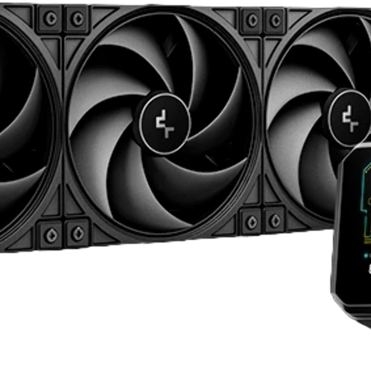 Система водяного охлаждения Deepcool Spartacus 360 ARGB Soc-AM5/AM4/1200/1700/1851 черный 4-pin 32.23dB Al LCD 2073gr Ret (R-SPT360-BKDSMP-G-1)