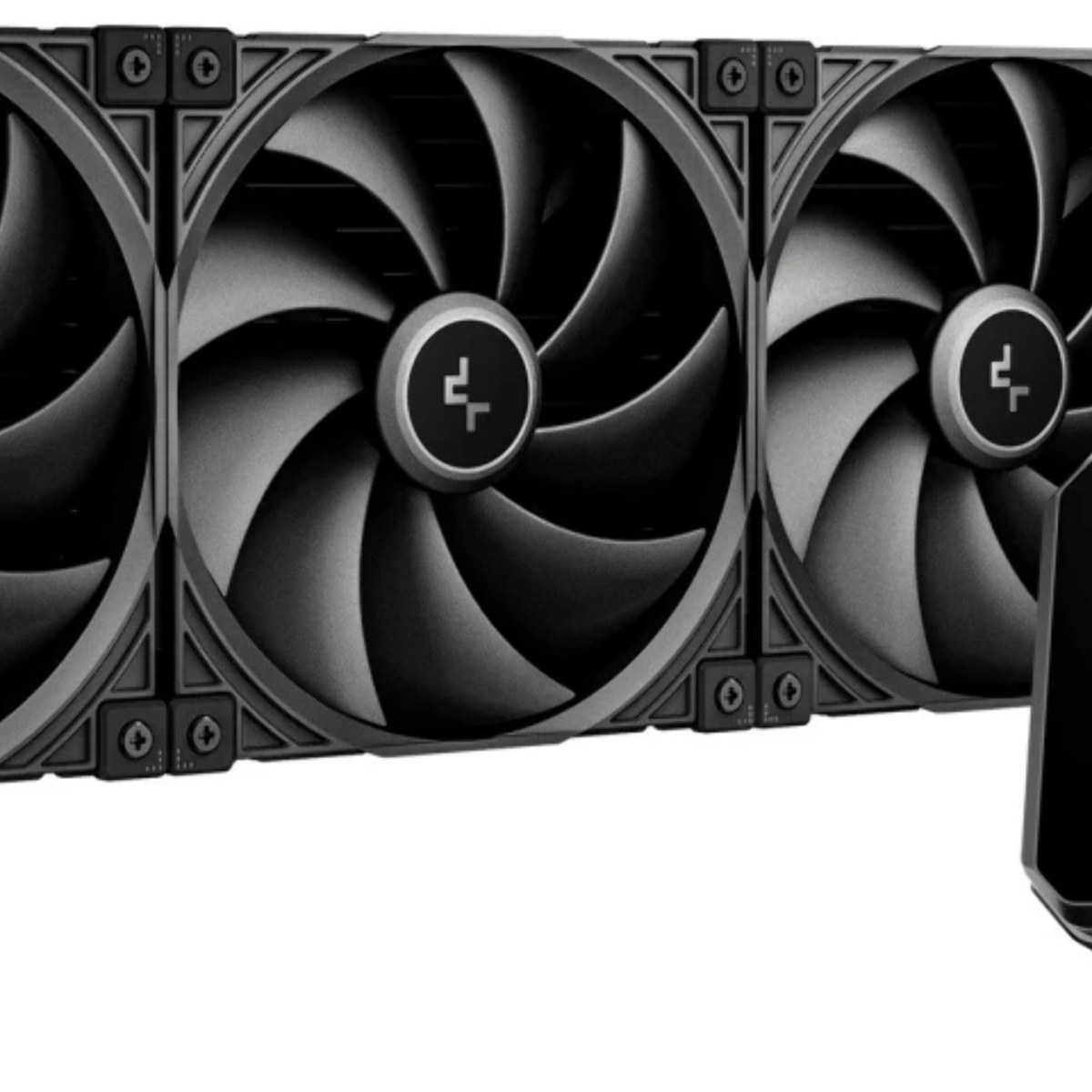 Система водяного охлаждения Deepcool Spartacus 420 ARGB Soc-AM5/AM4/1200/1700/1851 черный 4-pin 32.89dB Al LCD 2647gr Ret (R-SPT420-BKDSMP-G-1)