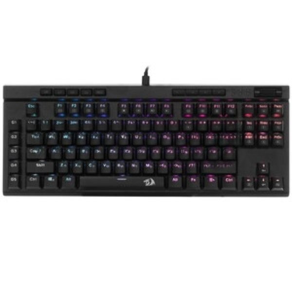 REDRAGON ECLIPSE PRO RU механическая клавиатура (BT/Radio/USB, RGB, Lion L switch, LCD дисплей, металл. корпус, черная)