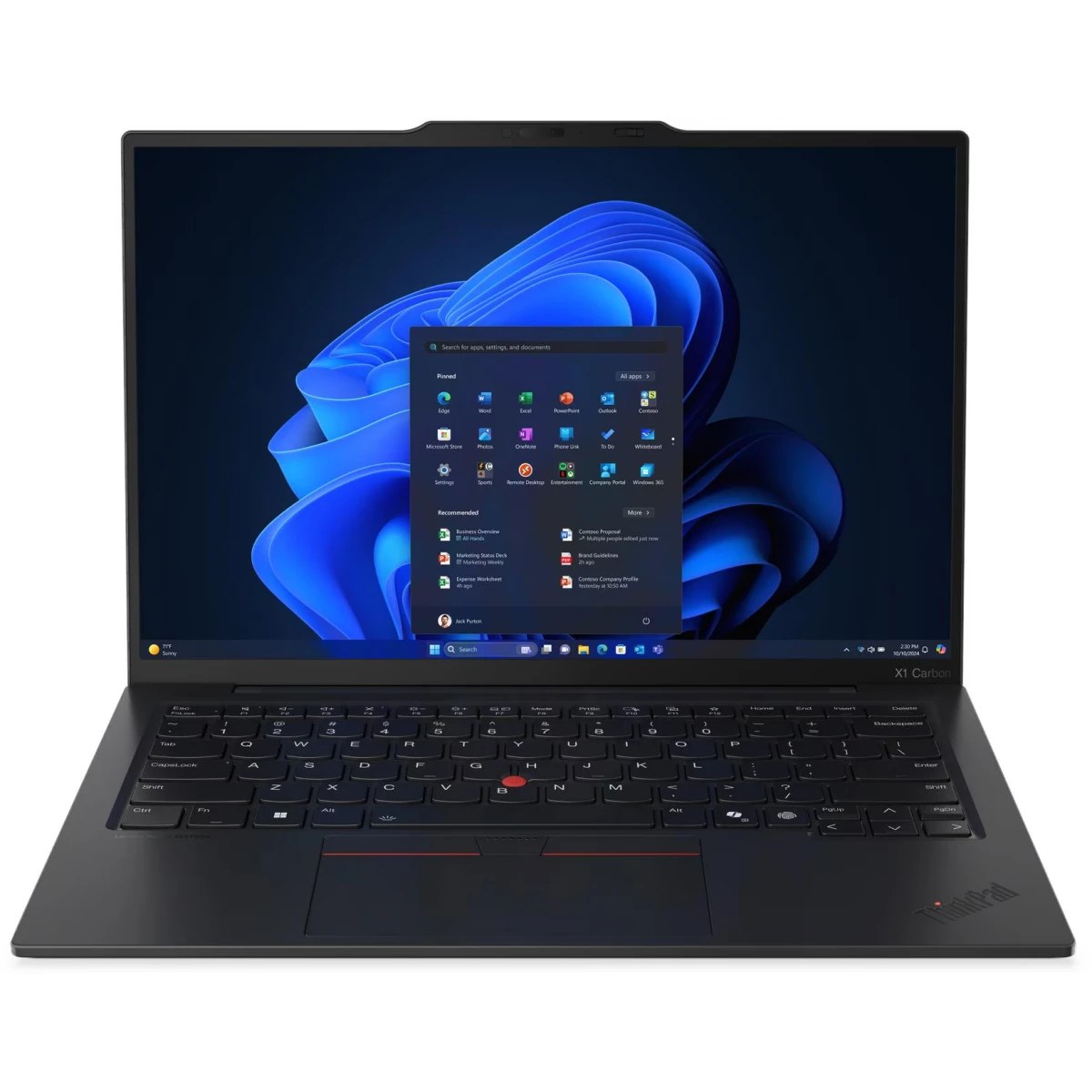 Ноутбук LENOVO ThinkPad X1 Carbon Gen 13 Aura Edition/14"/IPS/Intel Core Ultra 7 255U/32Gb/1Tb SSD/Intel Arc Graphics/Windows 11 Professional/черный/1.09kg