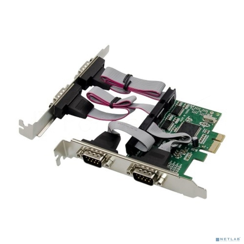 Контроллер KS-is KS-575P1 PCIe COM RS232 x 4 CH384