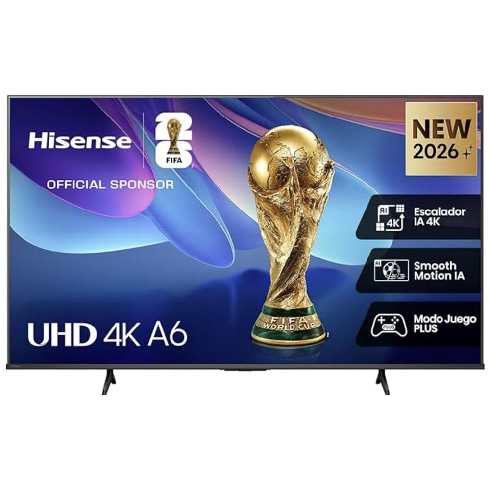 Телевизор Hisense 50" 50A6S черный DLED 4K UHD 60Hz Smart TV 1.5GB/8GB
