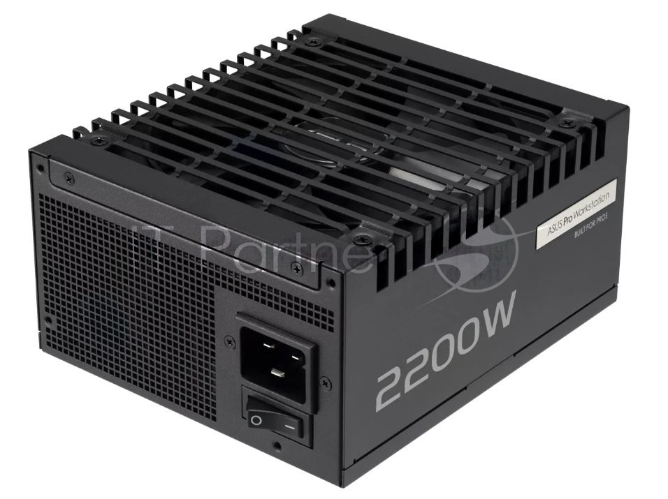 Блок питания ASUS Pro WS 2200W, 2200Вт, 80+ Platinum, 135мм, модульный, черный
