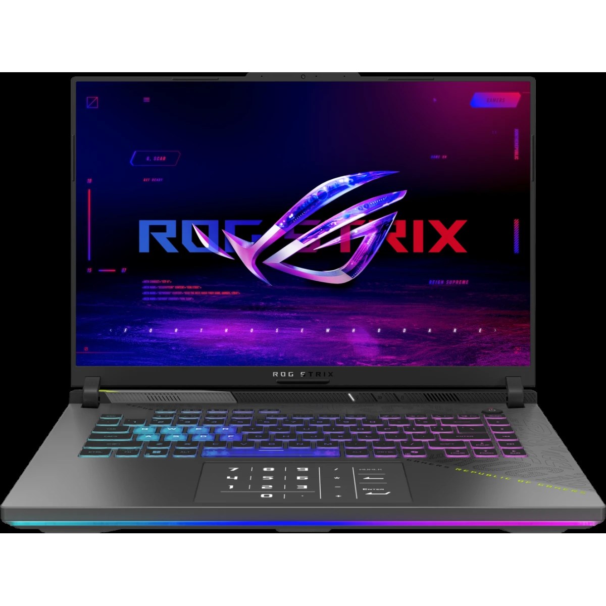 Ноутбук ASUS ROG Strix G16 G614PP-WH94/16"/IPS/AMD Ryzen 9 8940HX/16GB/1024GB SSD/NVIDIA GeForce RTX 5070 8GB/Windows 11 Home/серый/2.5kg