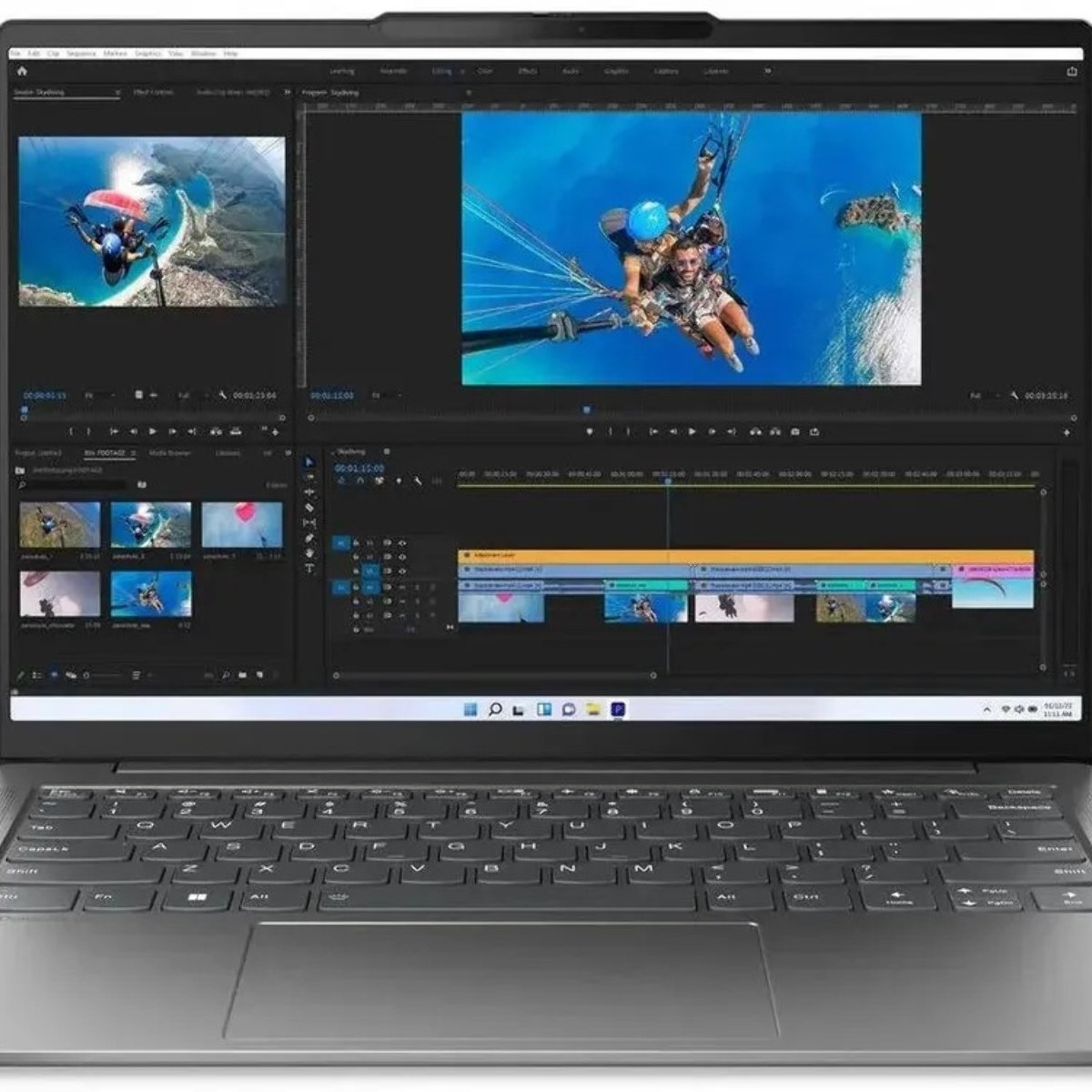 Ноутбук Lenovo Yoga Slim 6 14IRH8 Intel Core i7 13700H 2400MHz/14"/2240x1400/16GB/512GB SSD/Intel Iris Xe Graphics/Wi-Fi/Bluetooth/Windows 11 Home (83E00054RU) Grey