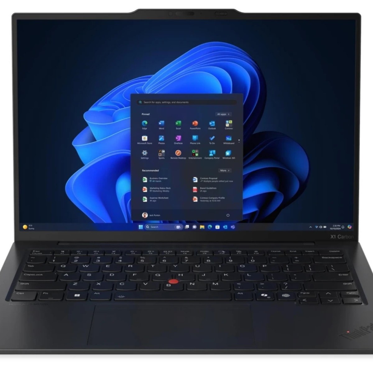 Ноутбук ThinkPad X1 Carbon Gen 13 Aura Edition 14" 2.8K (2880x1800) OLED 500N, Ultra 7 258V, 32GB Soldered LPDDR5x-8533, 1TB SSD M.2, Arc 140V, WiFi7, BT, TPM2, FPR, FHD+IR Cam, 57Wh, 65W USB-C, Win 11 Pro, 1
