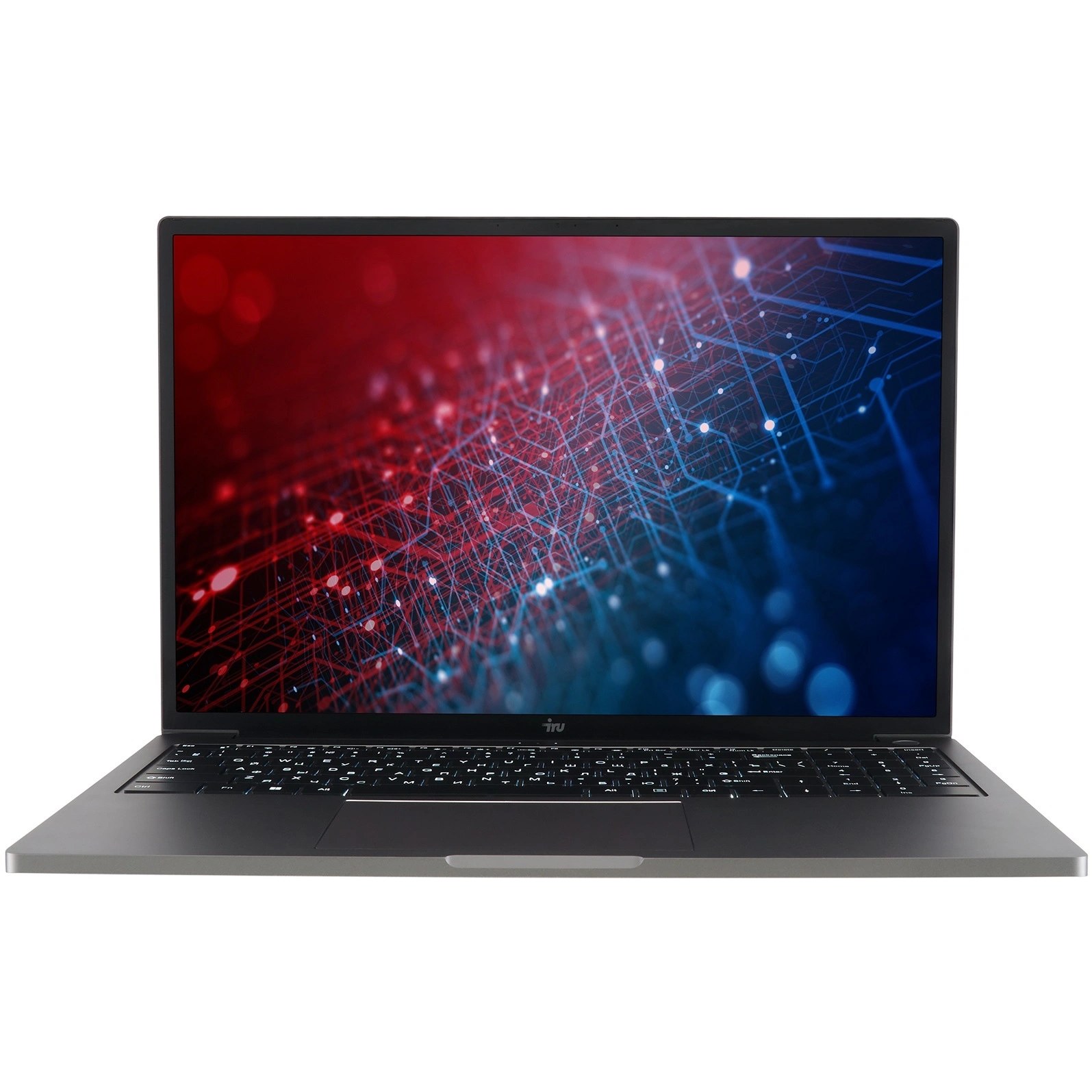 Ноутбук IRU Strato 16ALMR Core i5 12450H 16Gb SSD256Gb Intel UHD Graphics 16" IPS FHD (1920x1200) Windows 11 Pro grey WiFi BT Cam 5400mAh (2142315)