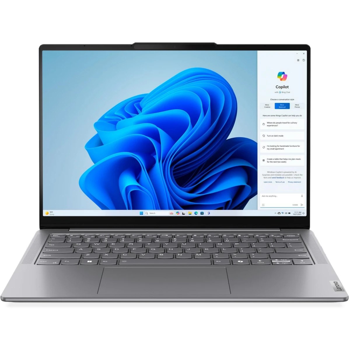 Ноутбук Lenovo Yoga Slim 7 14IMH9/14"/OLED/Intel Core Ultra 5 125H/16Gb/512Gb SSD/Intel Arc/Windows 11 Pro/серый/1.39kg
