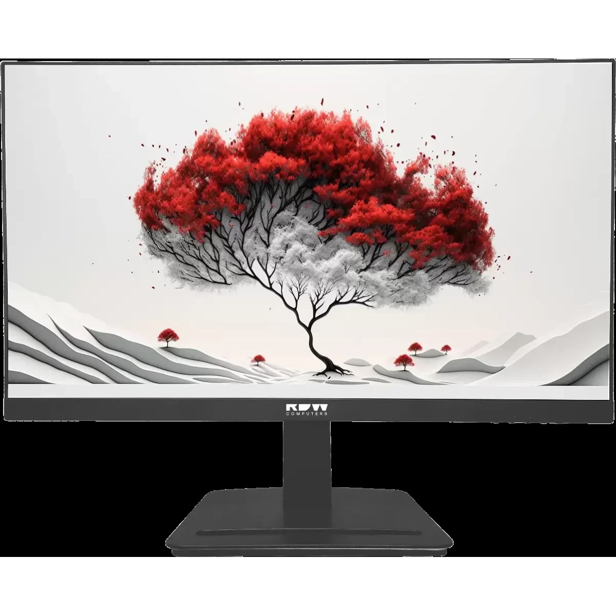 Монитор RDW Computers 23.8" 2401K черный IPS 4ms HDMI 300cd 178гр/178гр 1920x1080 100Hz VGA DP FHD 4.185кг (RUS)