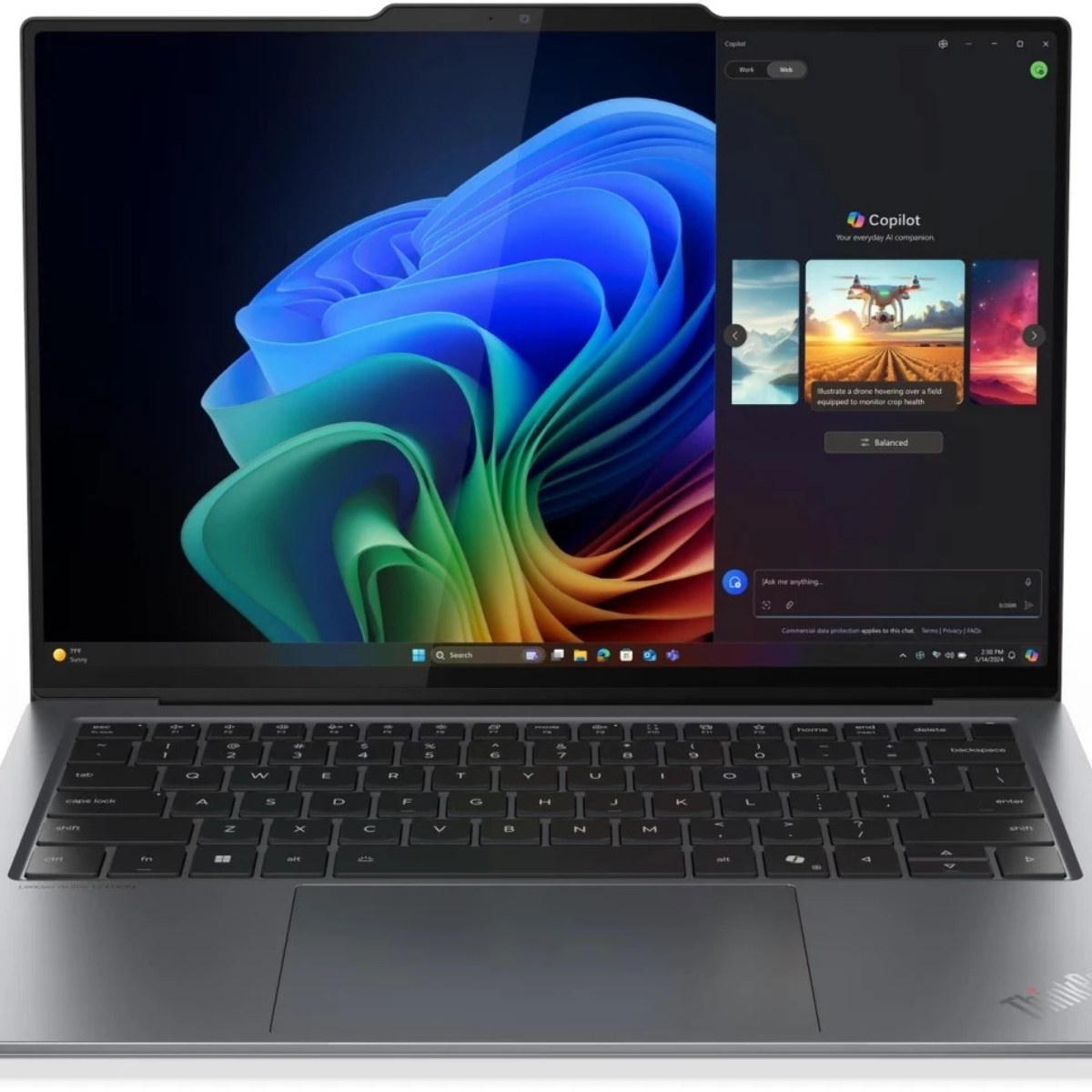 Ноутбук ThinkPad X9-14 Gen 1 Aura Edition 14" WUXGA (1920x1200) OLED 400N, Ultra 7 258V, 32GB LPDDR5x-8533, 1TB SSD M.2, Arc 140V, WiFi7, BT, TPM2, FPR, FHD+IR Cam, 55Wh, 65W USB-C, Win 11 Pro, 1Y, 1.21kg