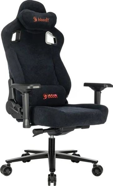 Кресло игровое A4Tech Bloody GC-660 черный Formula 999 искусственная замша с подголов. крестов. металл