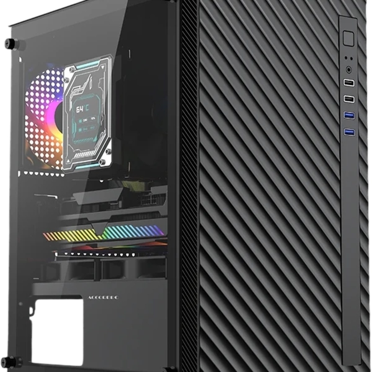Корпус ACCORD ACC-508, Mini-Tower, чёрный