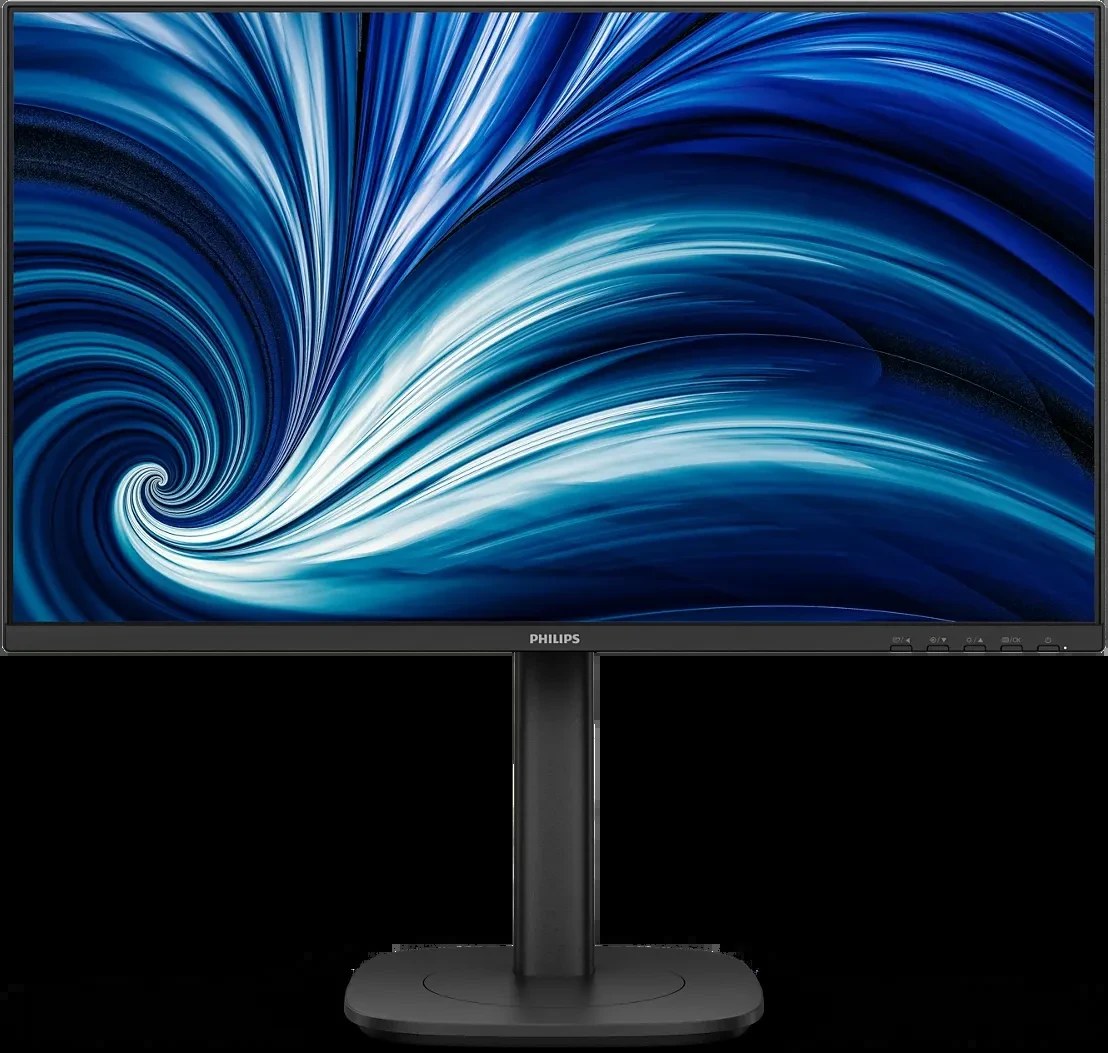 Монитор 24.1" Philips 24B2N3200D черный IPS LED 4ms 16:10 HDMI M/M матовая HAS Piv 300cd 178гр/178гр 1920x1200 100Hz VGA DP FHD USB 5.76кг