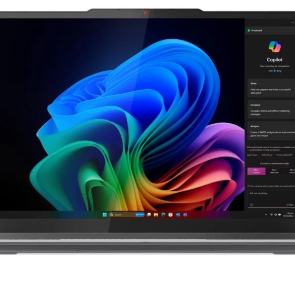 Ноутбук Lenovo Yoga 7 2-in-1 16IML9/14"/OLED/Intel Core Ultra 7 256V/16Gb/512Gb SSD/Intel Arc Graphics/Windows 11 Home/серый/1.38kg