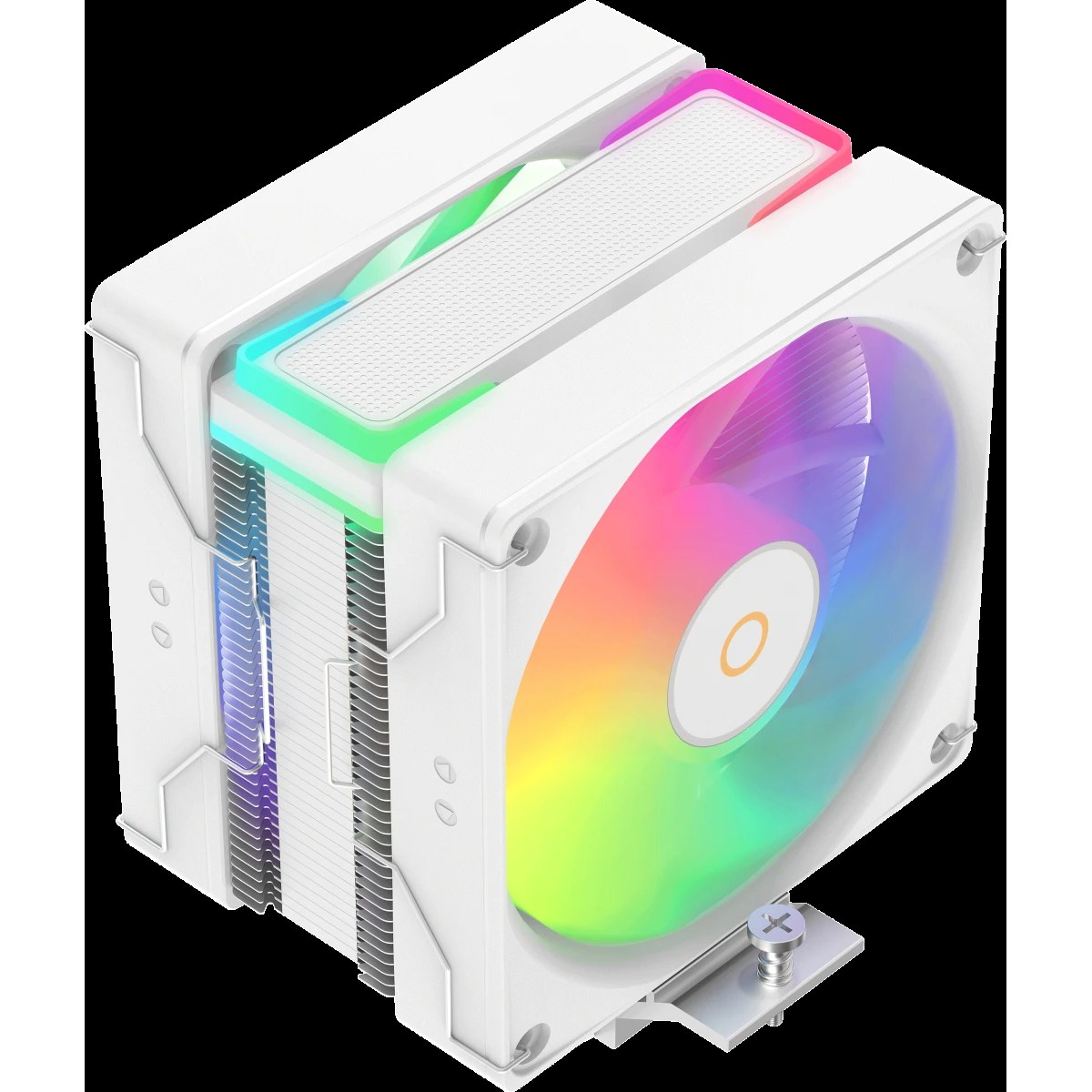 Кулер для процессора Ocypus Delta A40 SE WH Dual Fan ARGB, 2x120mm ARGB FAN, Top ARGB Panel, 4 HEAT PIPES, 4-PIN PWM, 800-1800 RPM, 31DBA, HYDRO BEARING, LGA115X/1200/1700/18XX, AM4/AM5