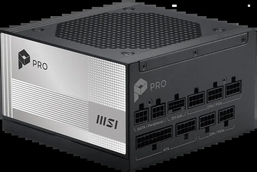 Блок питания ATX 1000W PRO A1000PL PCIE5 MSI