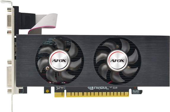 Видеокарта AFOX GeForce GTX 750 AF750-2048D5H6-V3, 2 GB GDDR5, 128 bit, DVI, HDMI, DisplayPort, GPU 1085 MHz OEM