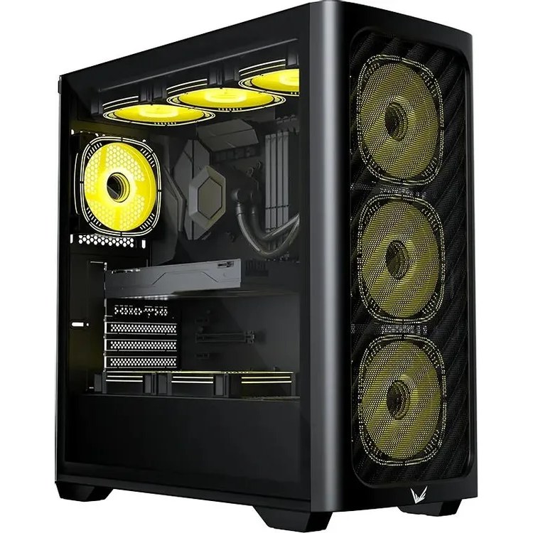 Корпус Formula Air Power G3 Plus Black, Mini-Tower, чёрный, 3 x 120 мм