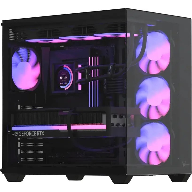 Корпус Formula Crystal Z2 V2 Black, Midi-Tower, чёрный