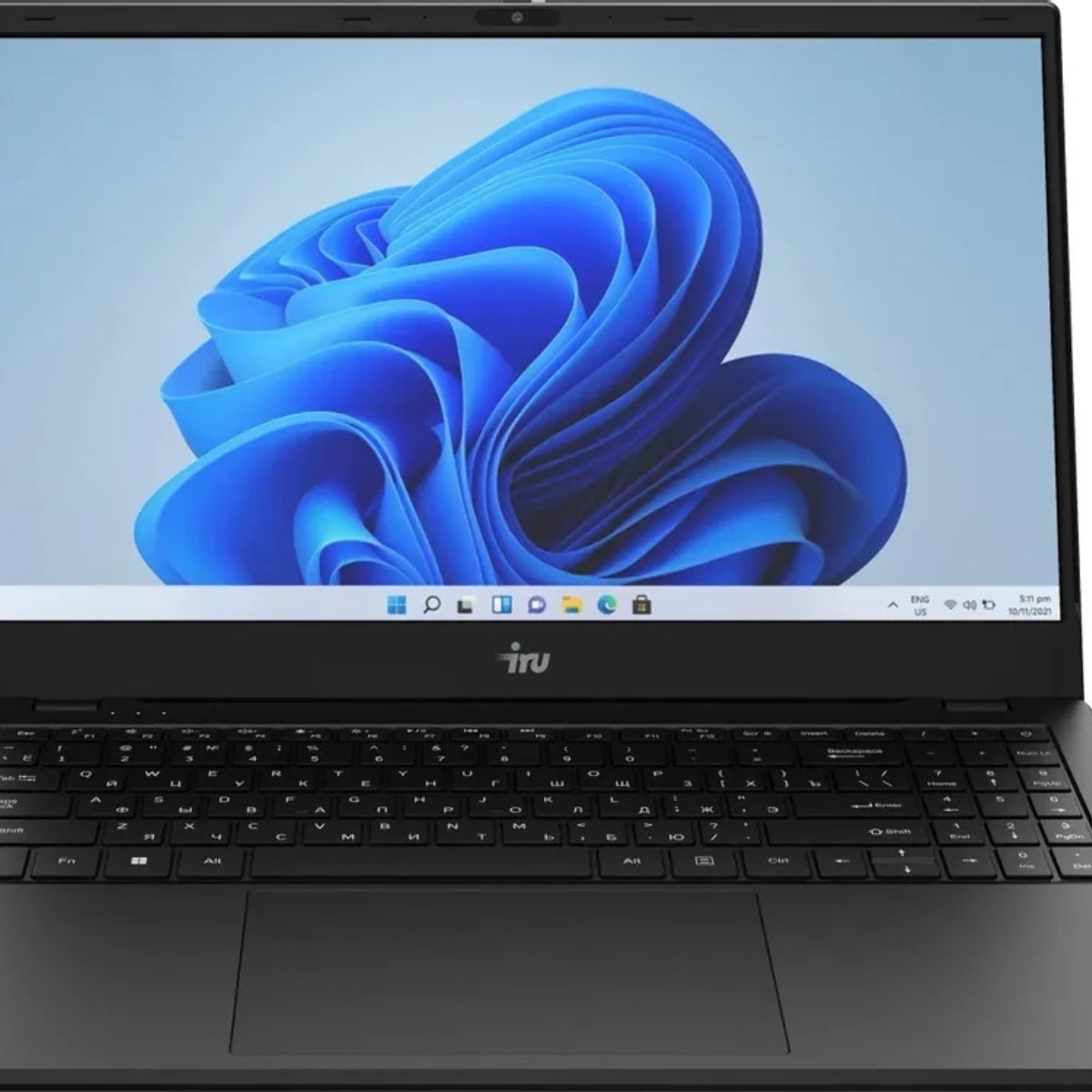 Ноутбук iRU Planio 15ING/15.6"/IPS/Intel Celeron N4500/16Gb/512Gb SSD/Intel UHD Graphics/Windows 11 Professional/черный/1.75kg
