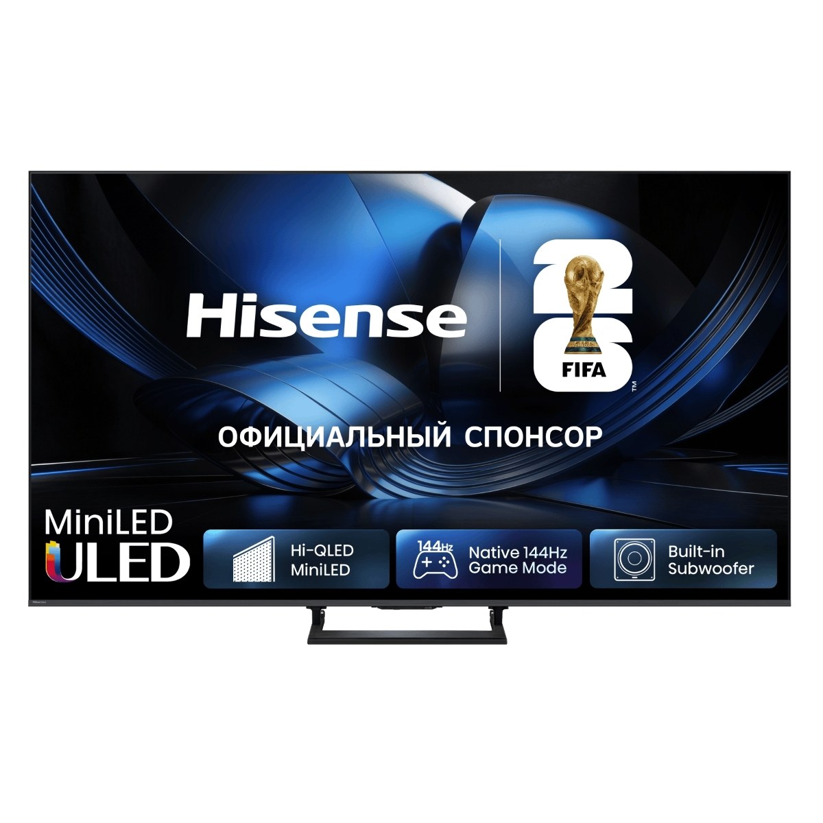 Телевизор Hisense 75" 75U7S угольно-серый Mini LED 4K UHD 144Hz Smart TV