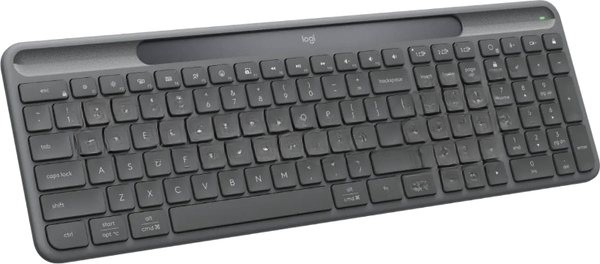 Клавиатура Logitech Signature Slim Solar K980 беспроводная, Bluetooth, серый