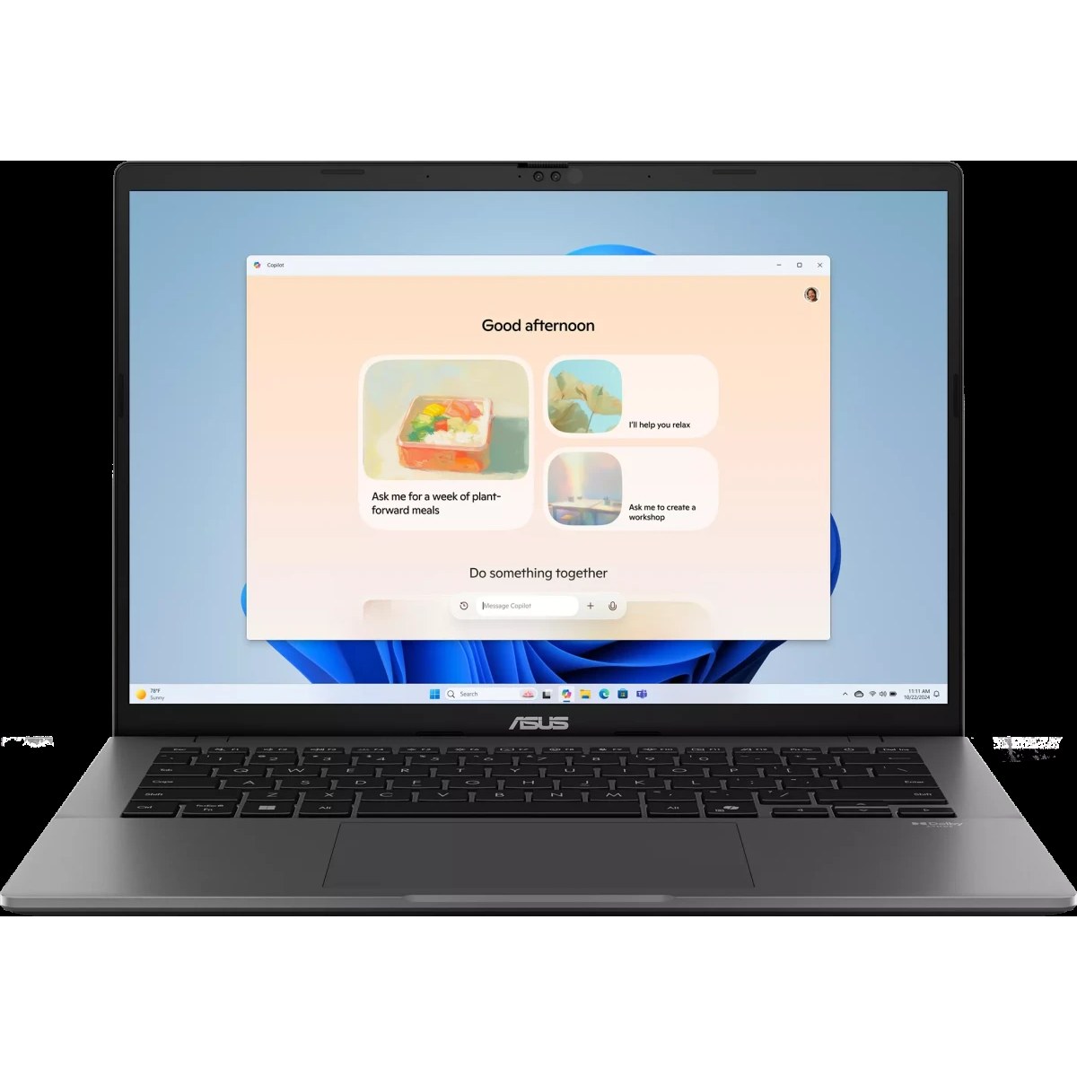 Ноутбук Asus VivoBook S14 S3407AA-SF076/14"/OLED/Intel Core Ultra 5 325/16Gb/512Gb SSD/Intel Graphics/без ОС/серый/1.4kg