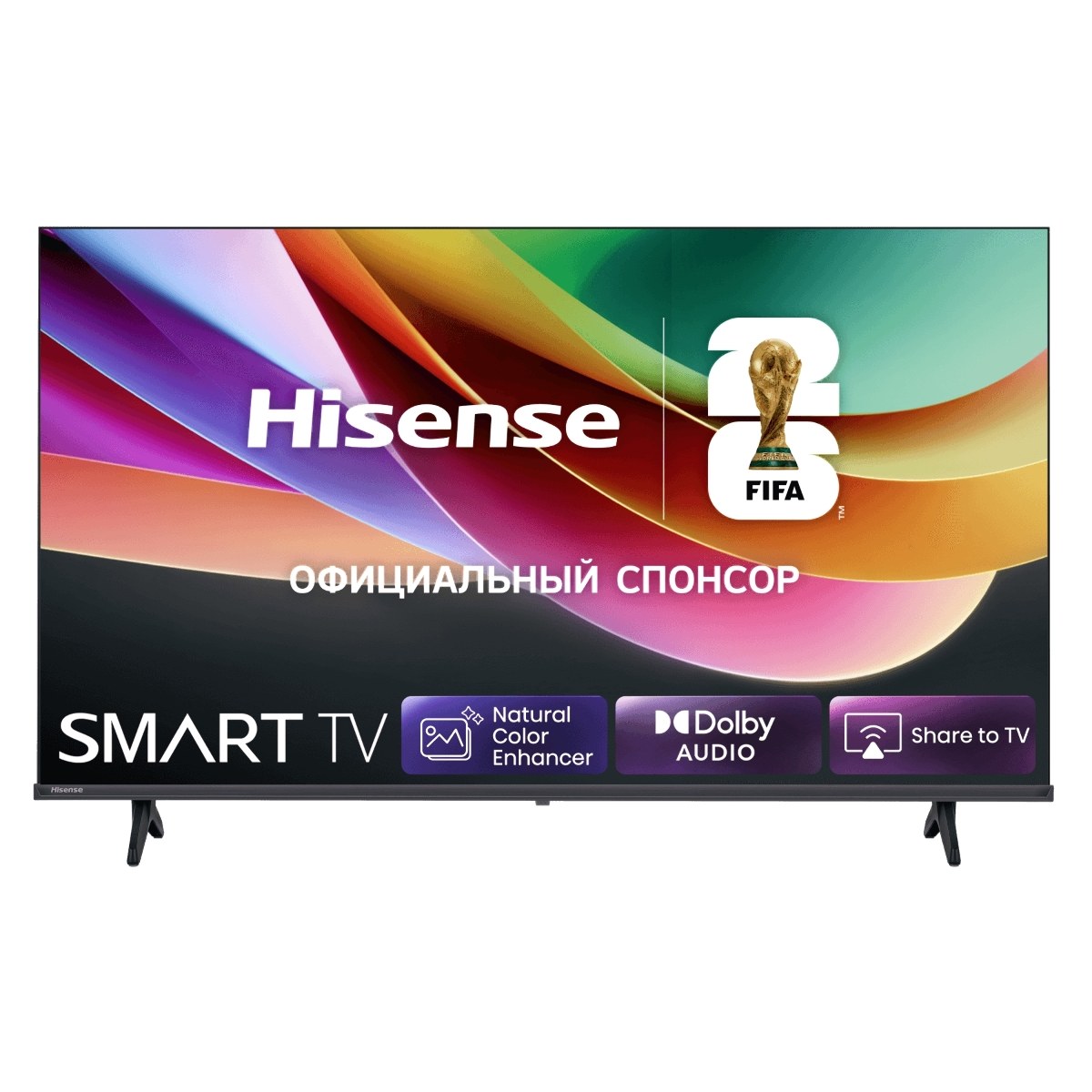 Телевизор Hisense 40" 40A4S черный LED FHD 60Hz Smart TV HomeOS