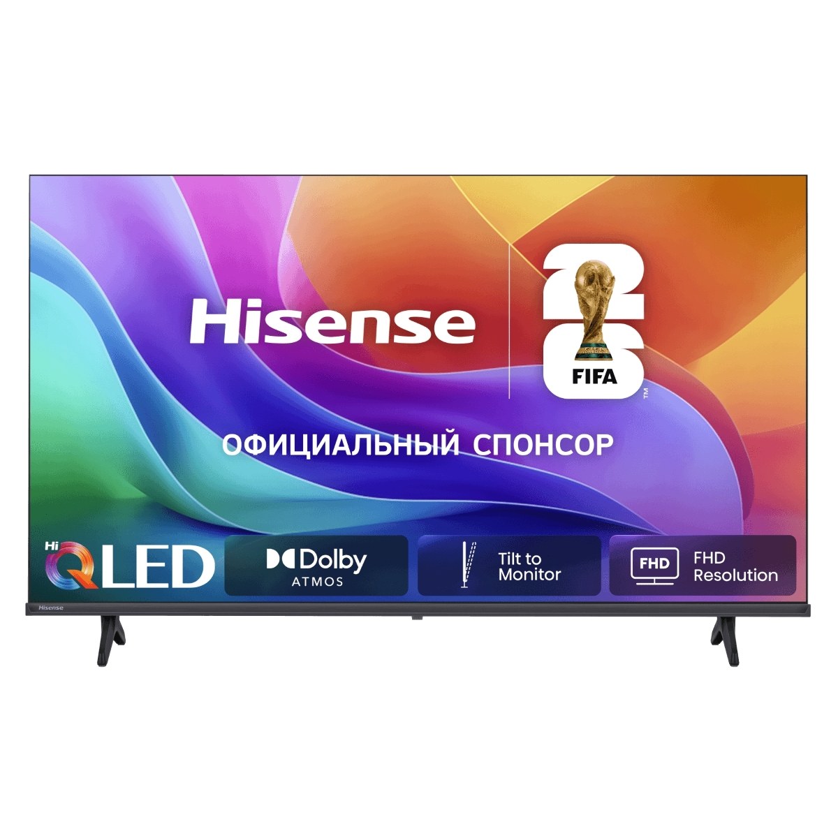 Телевизор Hisense 40" 40A5S черный QLED FHD 60Hz Smart TV VIDAA