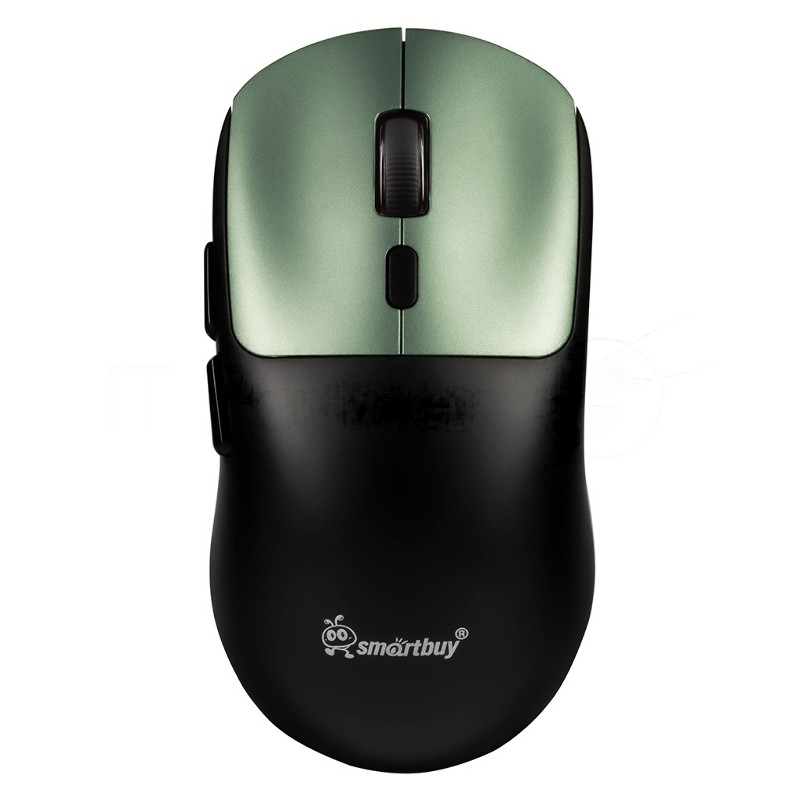 Мышь игровая беспроводная Dual BT+USB с зарядкой Smartbuy X7 черно-зеленая (SBM777DGG) /40.  "