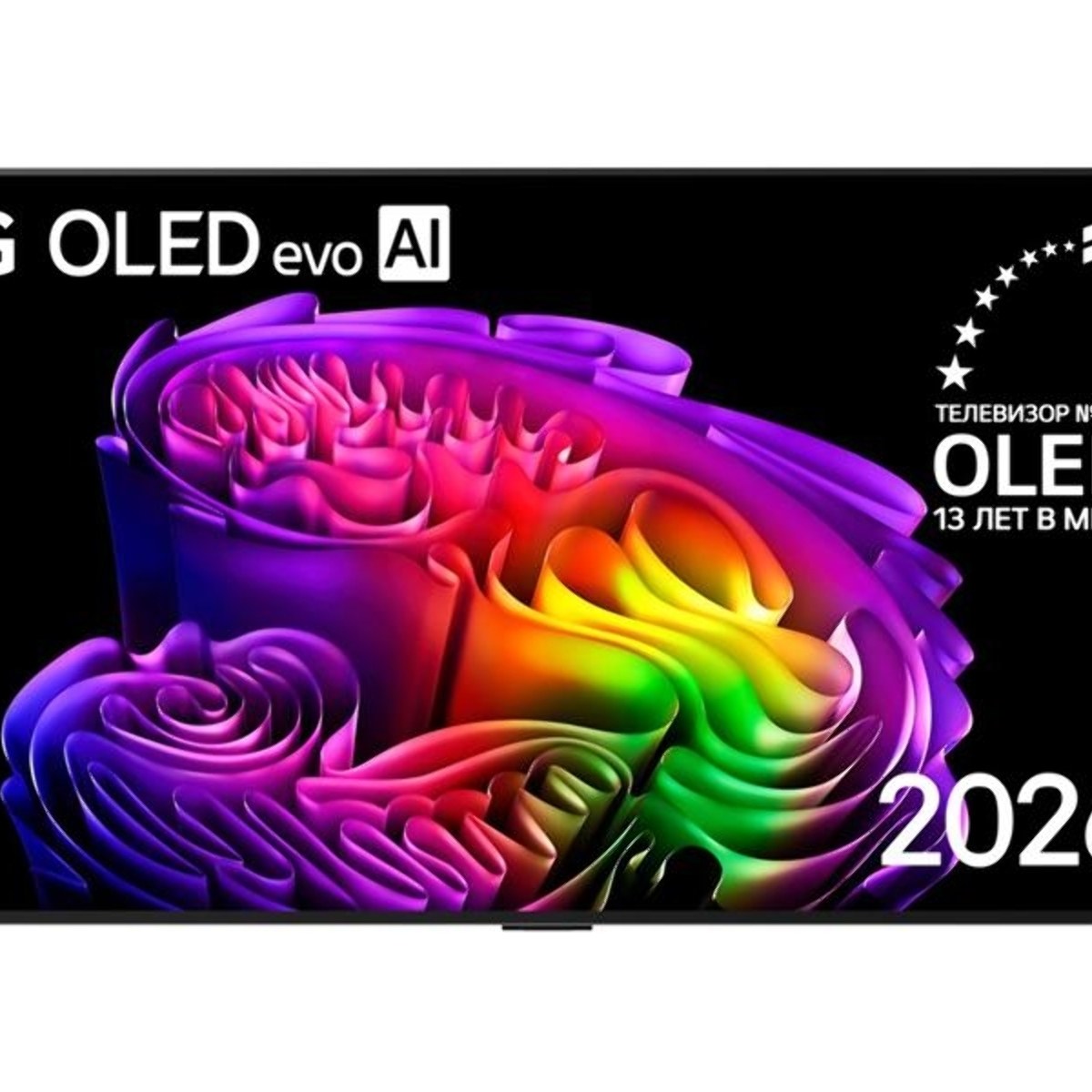 Телевизор LG 55" OLED55G6RLA.ARUG серебристый/черный OLED UHD 120Hz Smart TV webOS